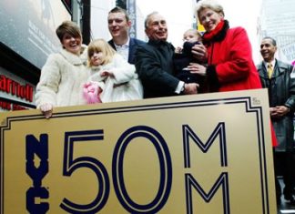 New York feiert 50 Millionsten Besucher !