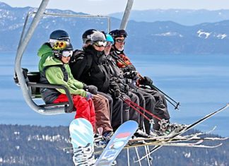 Die sensationellen Skigebiete am Lake Tahoe