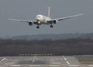 Spektakulär! Seitenwindlandungen auf dem Düsseldorfer Flughafen!