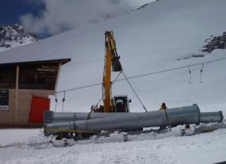 Zugspitze-Deutschlands höchste Baustelle: Neue Sesselbahn fürs Gletscherskigebiet