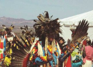 Indianermarkt in der Haupstadt der Navajo Indianer