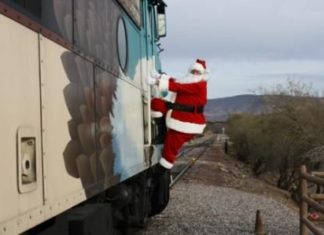 Verde Canyon Eisenbahn startet mit Santa Claus
