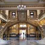 Postgebäude im Zentrum von Mexiko – City