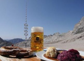 Wiesn-Countdown auf der Zugspitze!