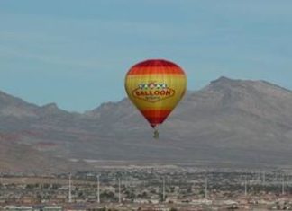 Im Heißluftballon über Las Vegas