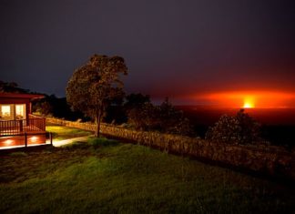 Spektakulär! Volcano House auf Hawaii bietet Ausblick auf die Lavaströme!