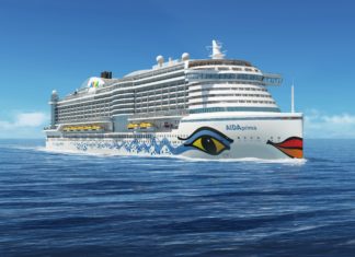 AIDAprima als bestes Schiff für Familien ausgezeichnet