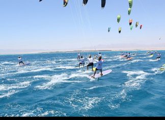 Ägypten: Kitesurfer mit Bestleistungen in Soma Bay (VIDEOREPORT)
