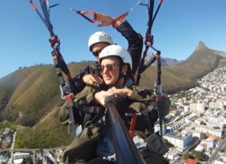 Tolle Videoimpressionen: Paragliding über Kapstadt