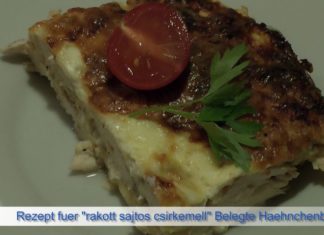 Reiseküche: heute ungarische belegte Hähnchenbrust – KOCHVIDEO mit Rezept