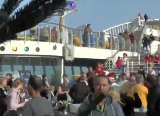 Weihnachstfeeling auf hoher See