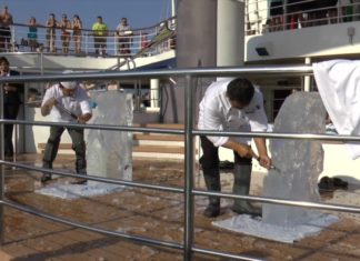 Spektakuläre Eisschnitzer auf der Mein Schiff – VIDEO