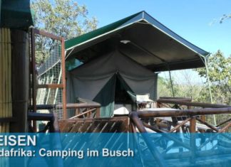 Spannend! Camping im südafrikanischen Busch