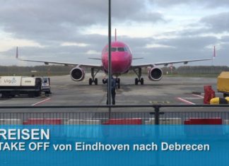 TAKE OFF – Flug von Eindhoven nach Debrecen/Ungarn