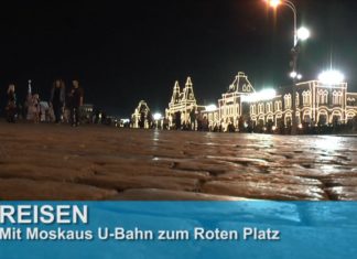 Moskau bei Nacht: Mit der U-Bahn zum Roten Platz
