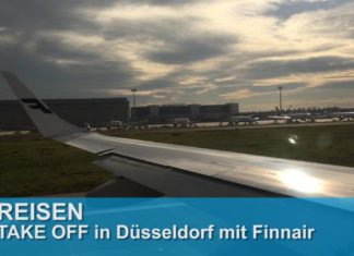 TAKE OFF am Airport Düsseldorf mit Finnair