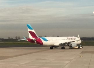 Eurowings ist Testsieger beim Flugatlas 2019