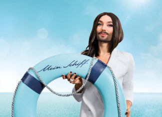 Glamour pur: Conchita auf der Rainbow Cruise