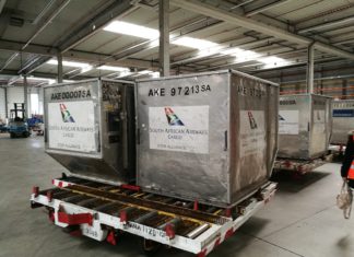 Fracht im Aufwind am Flughafen Frankfurt