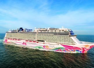 Norwegian Cruise Line nimmt das erste speziell für China gebaute Schiff in Empfang