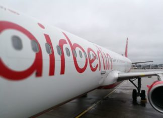Air Berlin Maschine in Island festgehalten