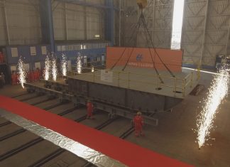 Zweiter Expeditionsneubau HANSEATIC inspiration auf Kiel gelegt