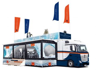 Hapag-Lloyd Cruises: Roadshow auf vier Achsen und 14 Rädern