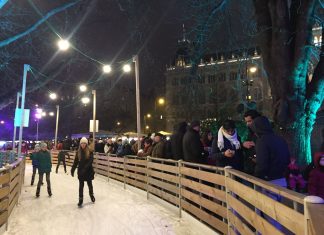 Schlittschulaufen in Wien – ohne Weihnachtsstress