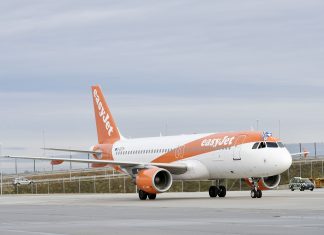 Hier landet der erste easyJet Inlandsflug in München!