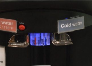 Neue Wasserspender am Frankfurter Flughafen