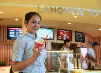 Die AIDAstella hat jetzt eine Langnese Happiness Station