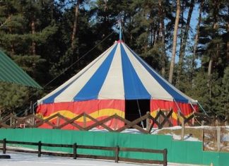 Familotel Borchards Rookhus: Manege frei – Zirkuszelt sorgt jetzt ganzjährig für Bespaßung