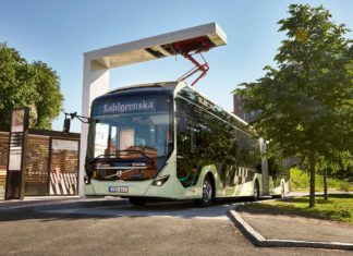 Vollelektrische Gelenk-Konzeptbusse von Volvo gehen in Göteborg auf Testeinsatz