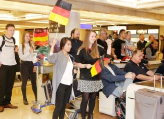 WM-Fieber am Flughafen Frankfurt: Hier können Fluggäste die Spiele live sehen