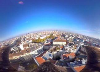 Wien von zwei Adlern gefilmt: Spektakuläres Video von WienTourismus