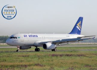 Air Astana erhält 5-Sterne-Airline-Rating bei den APEX Awards