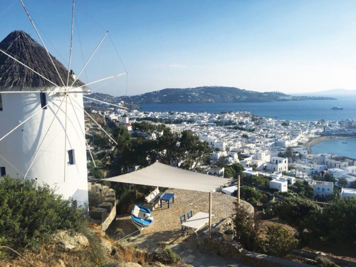 Authentisch-griechische Atmosphäre im Winter auf Mykonos