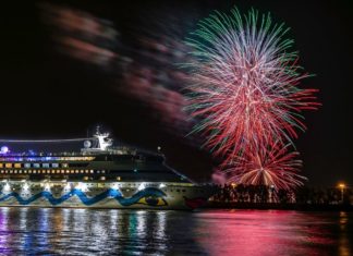 Zweite AIDA Weltreise startete in Hamburg