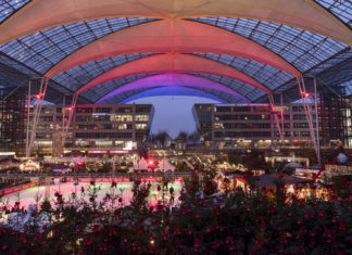 Weihnachts- und Wintermarkt am Münchner Flughafen feiert Jubiläum