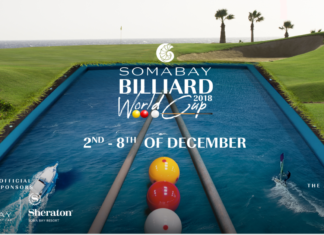 Somabay & Sheraton Somabay sind Gastgeber des Somabay Billiard World Cups 2018