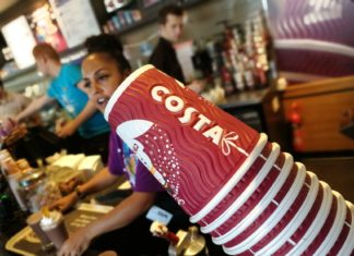 Weihnachtseditionen in den Kaffeehäusern sind eingetroffen