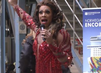 Kiellegung der Norwegian Encore mit Überraschung in Papenburg