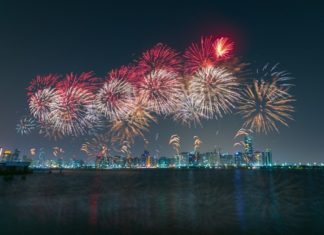 Abu Dhabi feiert ein Silvester der Extraklasse