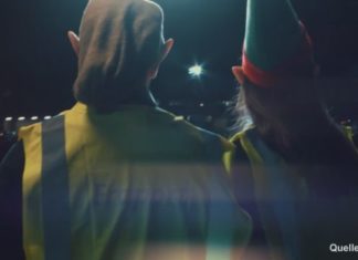 Wenn nachts die Weihnachtselfen und der Weihnachtsmann den Frankfurter Flughafen besetzen!