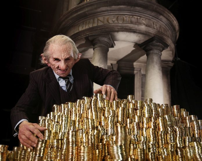 Die Zaubererbank Gringotts als jüngste Erweiterung der Warner Bros. Studio Tour London