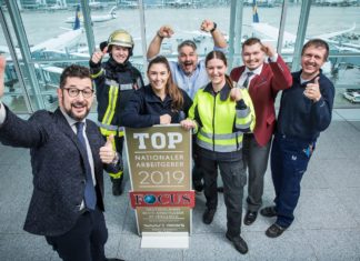 Flughafen München zählt zu den besten Arbeitgebern in Deutschland