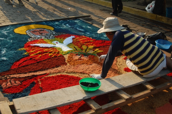 Blumenteppich_Leon_Nicaragua_copyright_CATA