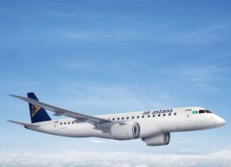 Air Astana erhält zweite Embraer E190-E2