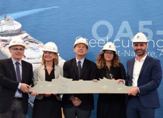 Royal Caribbean feiert Neubau des fünften Kreuzfahrtschiffes der Oasis-Klasse
