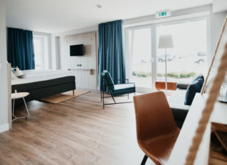 Außen Meer, innen Wellenrauschen: Siel59 am Nordseehafen Schlüttsiel jetzt auch Hotel!